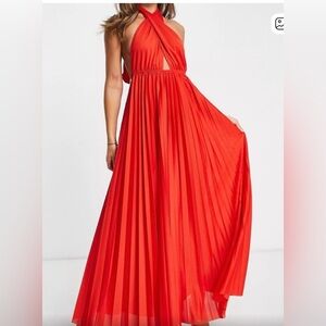 ASOS Elegant Red Maxi Dress